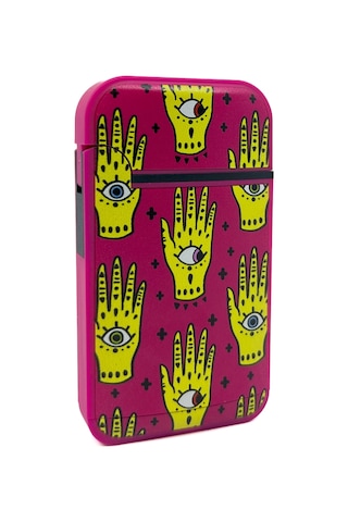Zengaz Cool Tasarım Jet Alev Çakmak - God's Eye Pembe