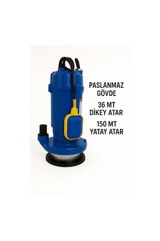 Şamandıralı Dalgıç Temiz Ve Kirli Dere Kuyu Su Motoru Drenaj Dalgıç Su Pompası 1 Hp 75 Kw