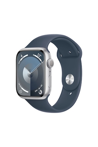 Apple Watch Series 9 GPS 45 MM Alüminyum Kasa Spor Kordon M/L Akıllı Saat (Apple Türkiye Garantili)