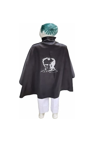 ATATÜRK BASKILI SİYAH PELERİN 10 KASIM ÖZEL Siyah