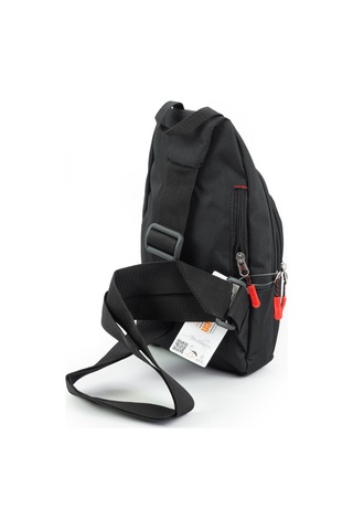 Seventeen Tek Omuz Askılı Çapraz Kadın Erkek Sırt Omuz Göğüs Çantası Bodybag Siyah Kırmızı 74 Kırmızı - Siyah