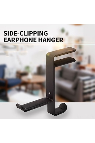 Fastbuy Metal Masaüstü Kulaklık Tutucu, Açısı Ayarlanabilir, Kayma Önleyici Pu Yastık, Kırmızı/siyah/beyaz, Şık Ve Pratik