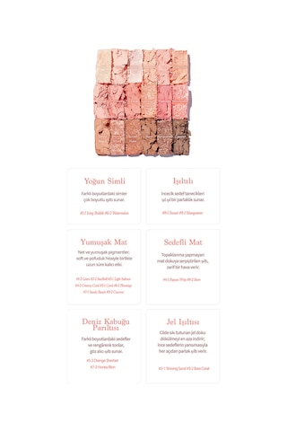 Dasique Mat Ve Işıltılı Renk Seçenekleri Sunan Far Paleti Shadow Palette 23 Summer Coral 23 Summer Coral