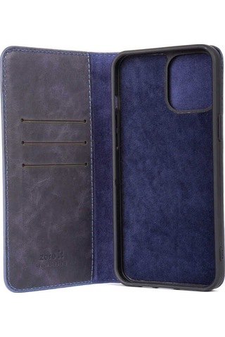 İphone Uyumlu Se 2022 Uyumlu Blt Hakiki Deri Multi Cüzdan Kılıf-siyah