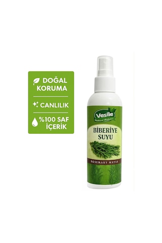Vesile Biberiye Suyu Dökülme Karşıtı Ve Hızlı Saç Uzatma Etkili Saf Saç Toniği 250 Ml