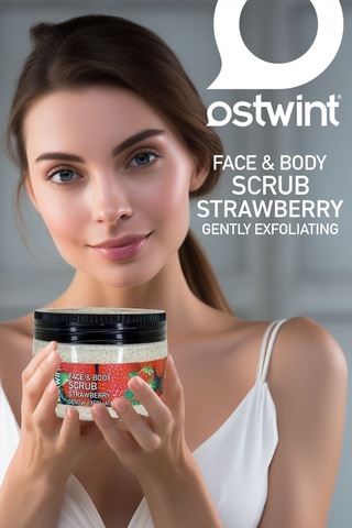 Peeling Gel 300 Ml Strawberry Scrub 2 Adet