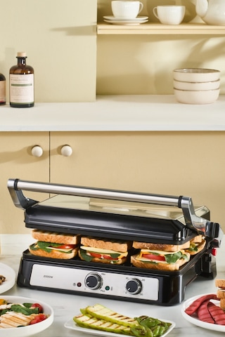 Emsan Toastmate 2000 W 6 Dilim Kapasiteli Zaman Ayarl Izgara Ve Tost Makinesi