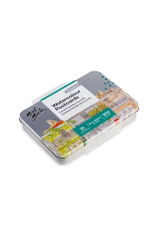 Mm Sulu Boya Kartpostalları 300 Gsm 24 Sayfa