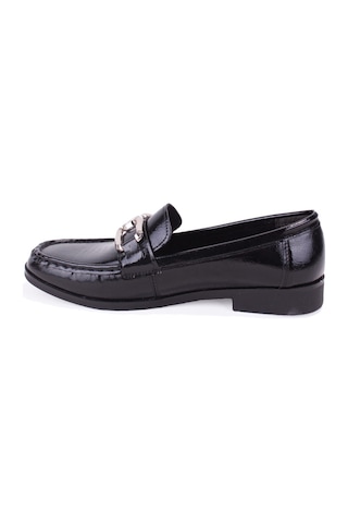 Dagoster Dza07-6826186 Siyah Rugan Günlük Loafer Kadın Ayakkabı