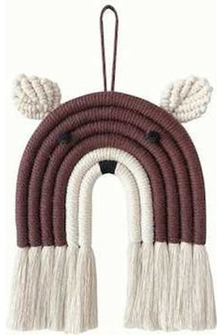 Novahub Tilki Ayı Gökkuşağı Geyik Makrome El Dokuma Çocuk Odası Goblen Dekor Br, Modern Ve Şık Br