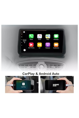 Cadence Renault Clio 3 Uyumlu Android Multimedya Navigasyon Sistemi 6 Ram 128 Gb Rom Ön Ve Geri Görüş Kameralı 9"