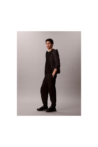 Calvin Klein Erkek Casual Naylon Paraşüt Pantolon-16193 Siyah