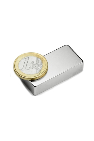 5 Adet 40Mm X 20Mm X 10Mm Köşeli Süper Güçlü Neodyum Mıknatıs N11.24458