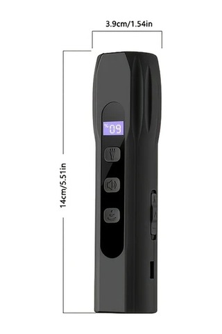 Willowhaven Portable Köpek Kovucu 3 Kanal Sesli Ultrasonik Caydırıcı El Feneri Siyah 1 Adet