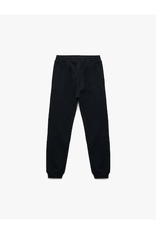 Koton Beli Lastikli Cep Detaylı Şardonlu Okul Jogger Eşofman Altı Lacivert 7wkb40036tk
