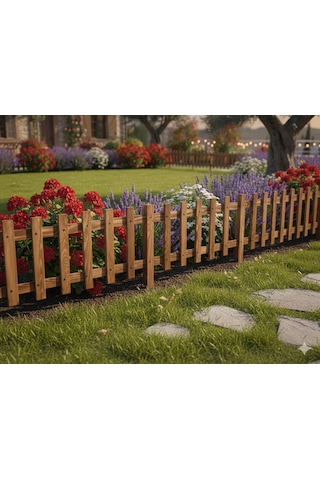 Ahşap Bahçe Çiti- 4 Adet