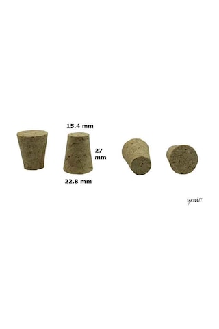 Konik Mantar Tıpası 27X22.8X15.4 Mm 50 Adet Avşar Soda Şişesine