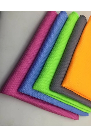 Larimar Mikrofiber Baklava Desenli Cam ve Temizlik Bezi 12'li 40 x 40 CM