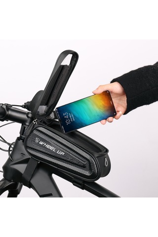 Wheel Up Bisiklet Çantası Su Geçirmez Eyer Çantası Dokunmatik Ekran 7.0 "Kulaklık Delikli Telefon Kılıfı Çok Renkli