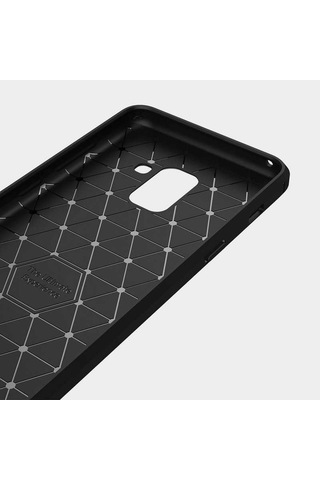Samsung Uyumlu Galaxy A6 2018 Kılıf Zore Room Silikon Kapak Gri