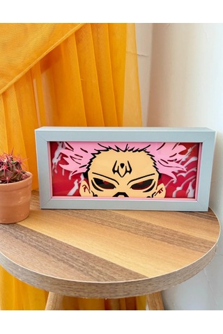 Jujutsu Kaisen 3d Led Aydınlatma - 16 X 26 Renkli