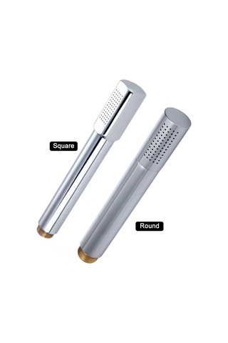 Konesam Bakır Ve Paslanmaz Çelik Banyo Duş Başlığı, Basınçlı Su Akışı İle Hızlı Temizleme, Yuvarlak/square Seçenekli Gümüş Renkli Diğer