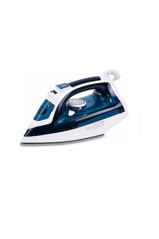 Koyu Mavi - Beyaz Buharlı Ütü Seramik Taban - 360 Hareketli Kablo - Buhar Ayarlama 2100w Steamplus-1716 4741