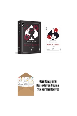 Maça Kızı 8 - 4. Kitap + Maça Kızı 8 - 1. Kitap Ciltli + Okuma Sticker'ları