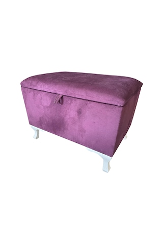 Sandıklı Puf(Bench)-Ayakucu Pufu-80cm-Kadife Kumaş-Tek Parça