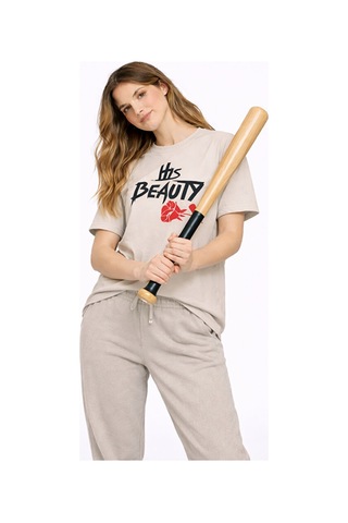King Queen Sevgili Kombini Oversize Çift Tişört Unisex Partner Ko Beyaz