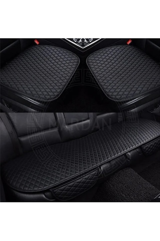 Wolkswagen Passat B8 Uyumlu Şark Serisi 3 Parça Deri Cepli Oto Minder Seti Deri