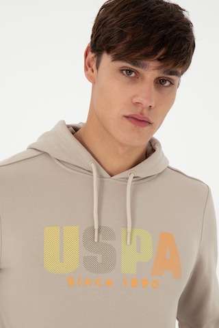 U.s. Polo Assn. Erkek Taş Sweatshirt 50293354-vr049 Taş