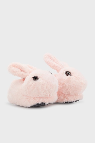 Twigy Zulu Çocuk Hayvanlı Panduf Pembe 30/35 AA0704 Pembe