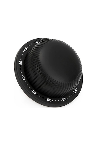 Çelik Mekanik Siyah Mutfak Zamanlayıcı Timer Çalar Saat Thr374sy