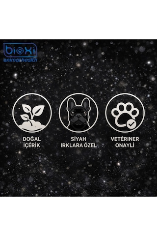 Bioxi Black Shine Pure Shampoo Kedi Ve Köpek Siyah Tüyler İçin Şampuan 200 Ml