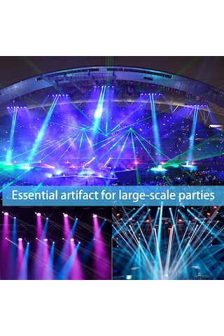 Youtek 36 Led Renkli Sahne Işığı 36w Sesli Kontrol İle Bar Düğün Gösteri Par Işık Siyah 110v Abd Tipi Siyah