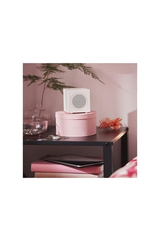 Ikea Kallsup Taşınabilir Bluetooth Hoparlör, Beyaz, 7x7 Cm