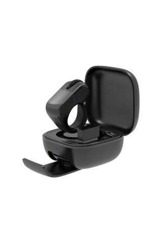 Kablosuz Şarj Edilebilir Parmak Mouse Siyah/beyaz Ergonomik Yüzük Tasarım Genel