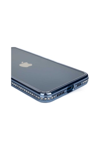 Apple Uyumlu iPhone 13 Kılıf Kamera Korumalı Taşlı Zore Mina Kapak (551720938)