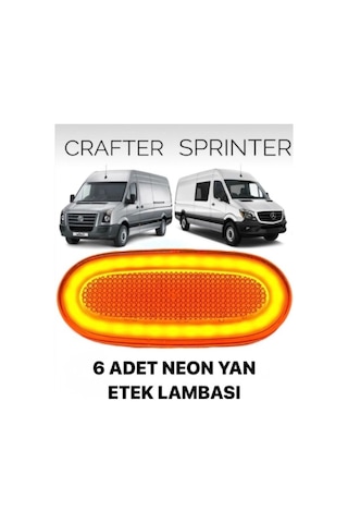 Ahmet Otomotiv Mercedes Sprinter - Valkswagen Crafter Yan Etek Lambası Bire Bir Uyumlu Soketsiz