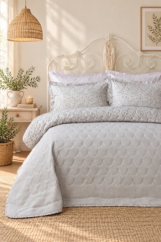 Summer Pike Comforter Set Sandy Çift Kişilik Bej Bej