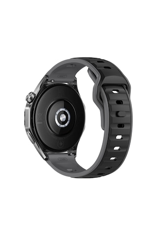 Huawei Watch Gt5 Pro 46mm İle Uyumlu Çift Renkli Spor Silikon Kordon Nefes Alabilir Konforlu