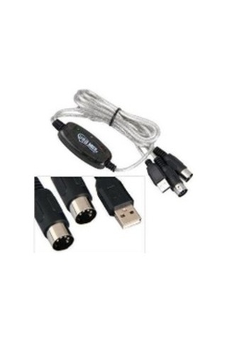 Usb Midi Kablo Usb 2 X 5 Pin Midi Kablo 5 Pin Midi Kablo Usb Çevirici