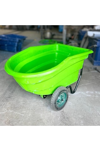 Damperli Plastik El Arabası 300 Litre