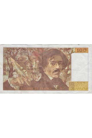 Fransa 100 Frank 1993 Çok Çok Temiz.