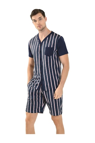 Yeni İnci Önden Düğmeli 3'lü Erkek Pijama Takım Epj803 001