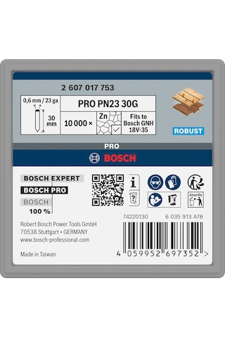 Bosch Pro Pn23 G Pim 0,65/23 G Galvanizli Çivi 30mm 10000 Ad - 2607017753