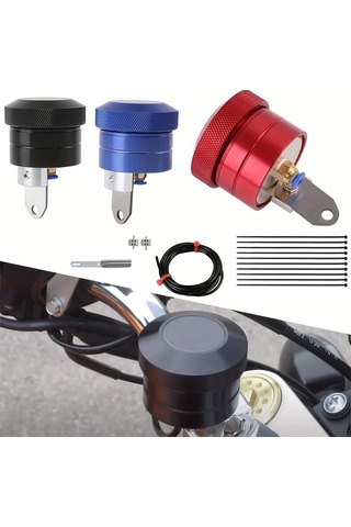 Xuweiwei Yüksek Performanslı Kırmızı Motosiklet Zincir Yağlayıcı Tam Set Kurulum Araçları İle Yamaha Honda Ktm Ducati Triumph Aprilia İçin