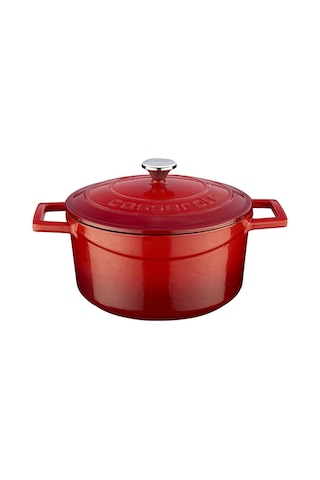 Lava Döküm Yuvarlak Tencere. Folk Çap(Ø)22cm.