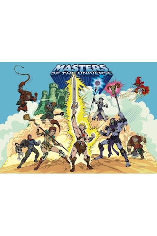 Ks Games He-man 100 Parça Çocuk Puzzle - 48x34 Cm - Hm704 Standart